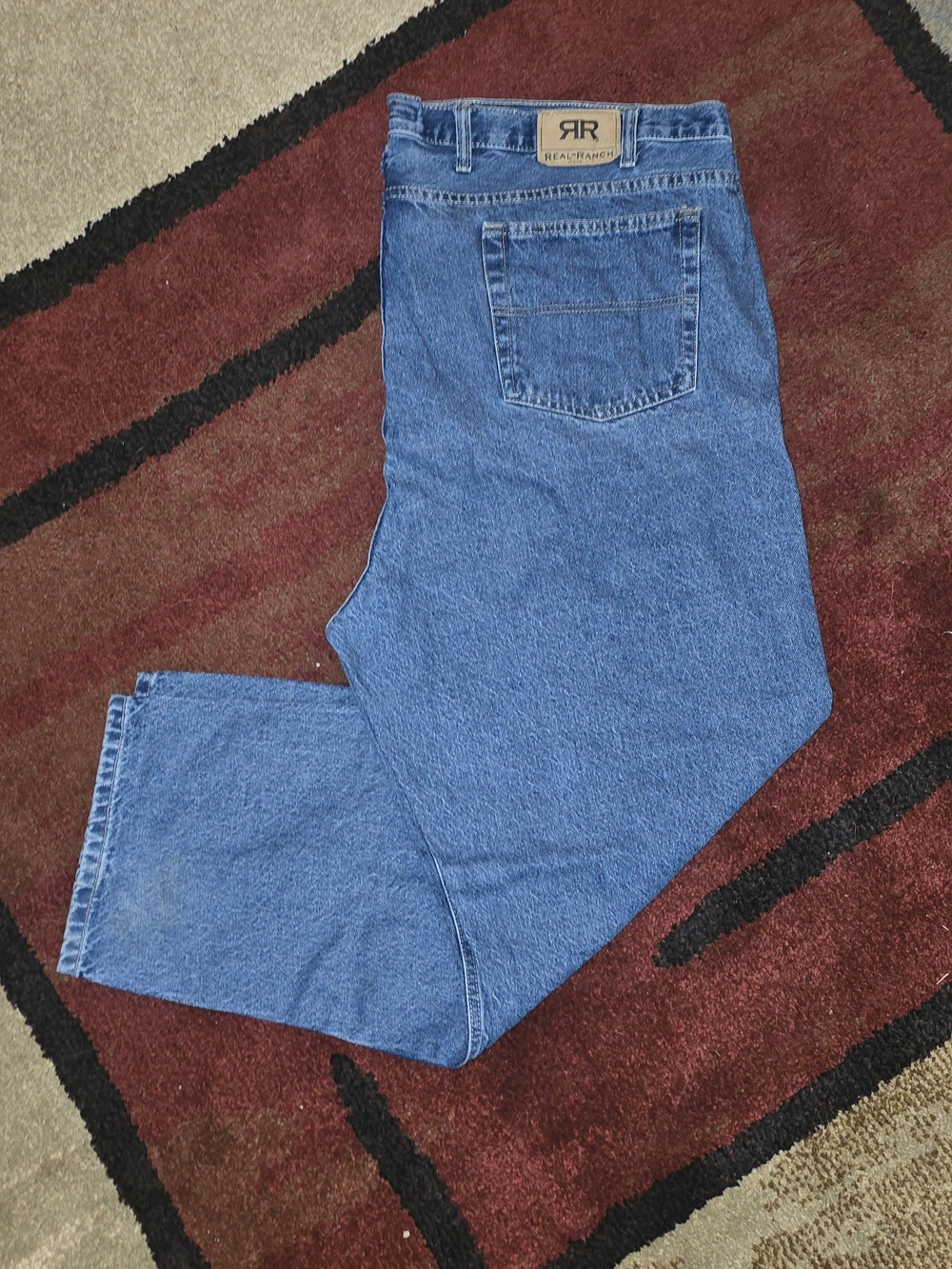 Real Ranch Workwear Men's Relaxed Fit Straight Leg Jeans Size 48/30